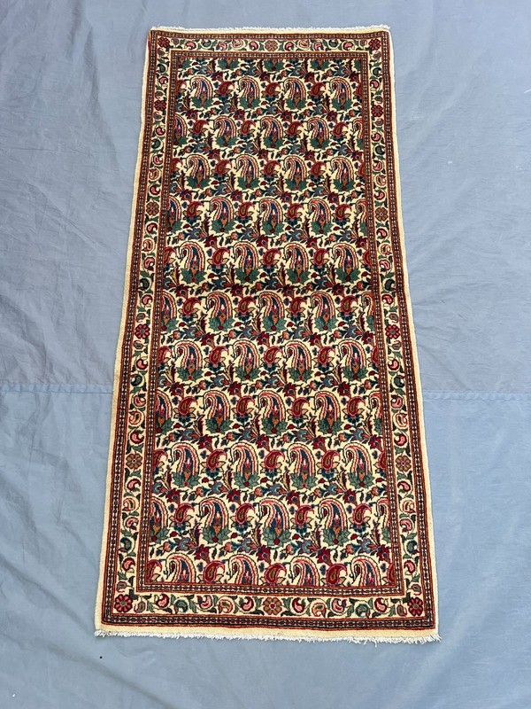 2'3 x 5'1 ft Vintage Turkish Hand Knotted Rug Caucasian Style Wool Area Rug gallery