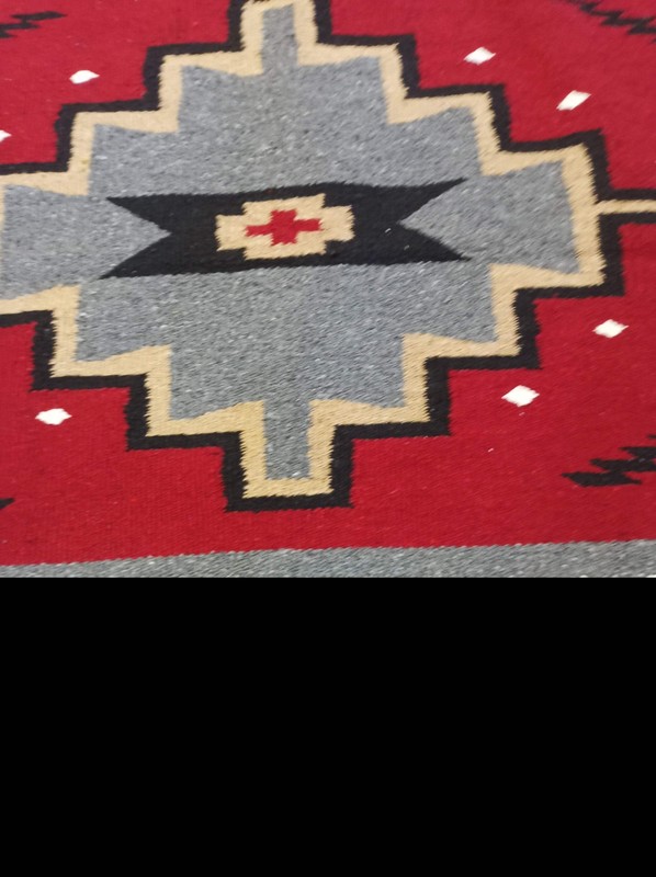 Handwoven Southwest Design Acrylic Rug; 20"X40" gallery