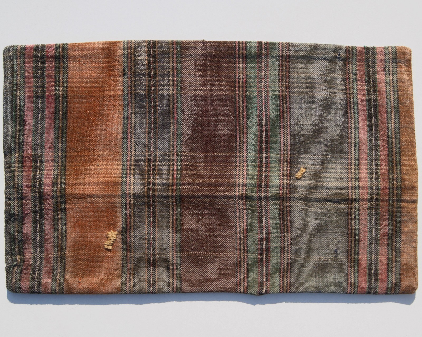 DESIGNER PILLOW COVER TURKISH WOOL RECTANGLE HAND WOVEN KILIM AREA RUGS 20"x12" gallery