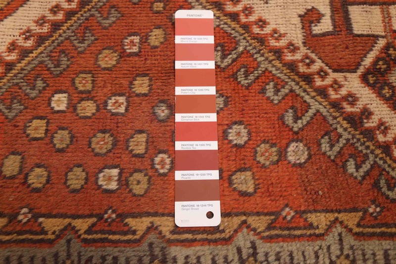 Vintage 3'7" x 6'4" Traditional Hand Knotted Vegetable Dye Wool Area Rug gallery