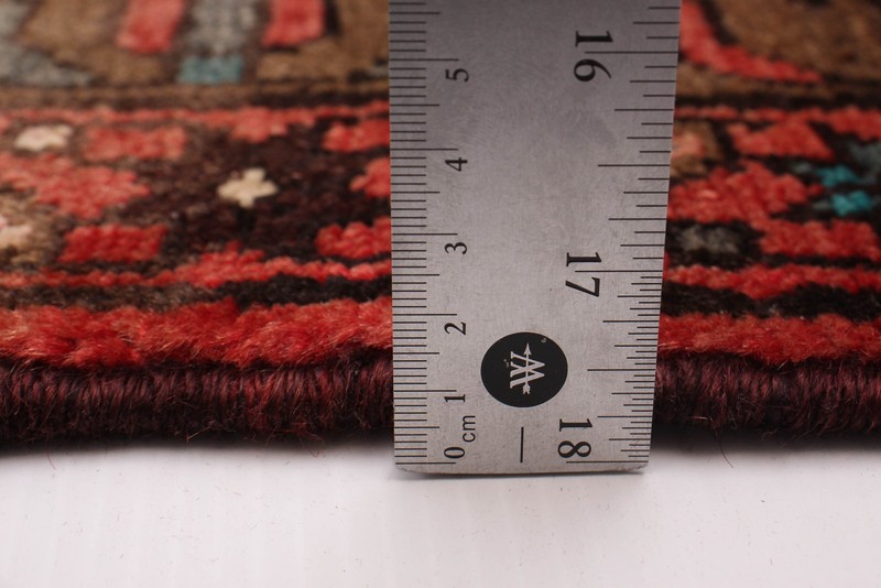 3'3" x 9'8" Vintage Hand-knotted Runner Rug Traditional Oriental Wool Carpet gallery