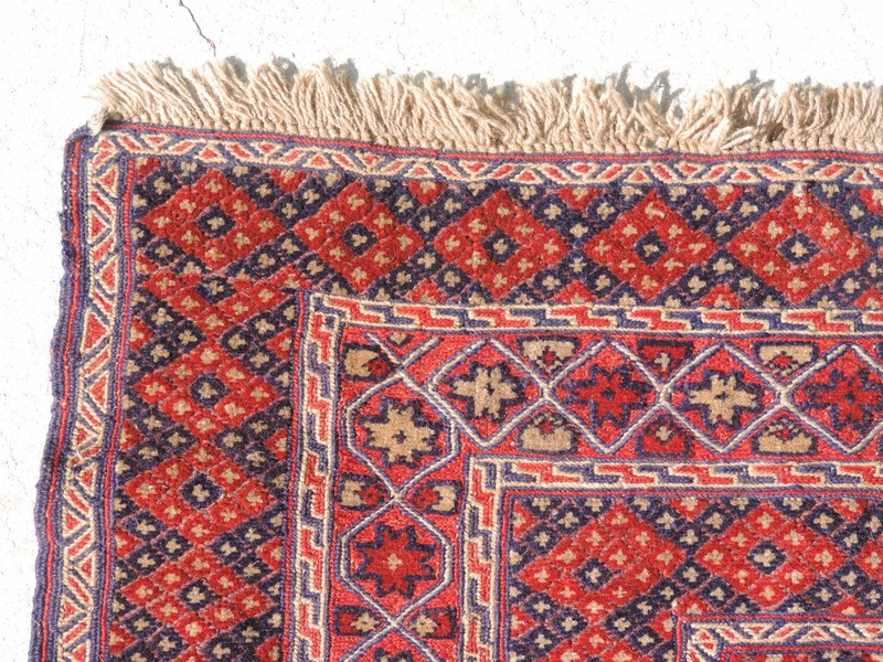 5x6ft. Handmade Gul E Burgista Afghan Wool Rug gallery