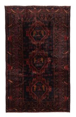 Traditional Vintage Hand-Knotted Area Rug 4’1″ x 6’8″ Oriental Wool Carpet