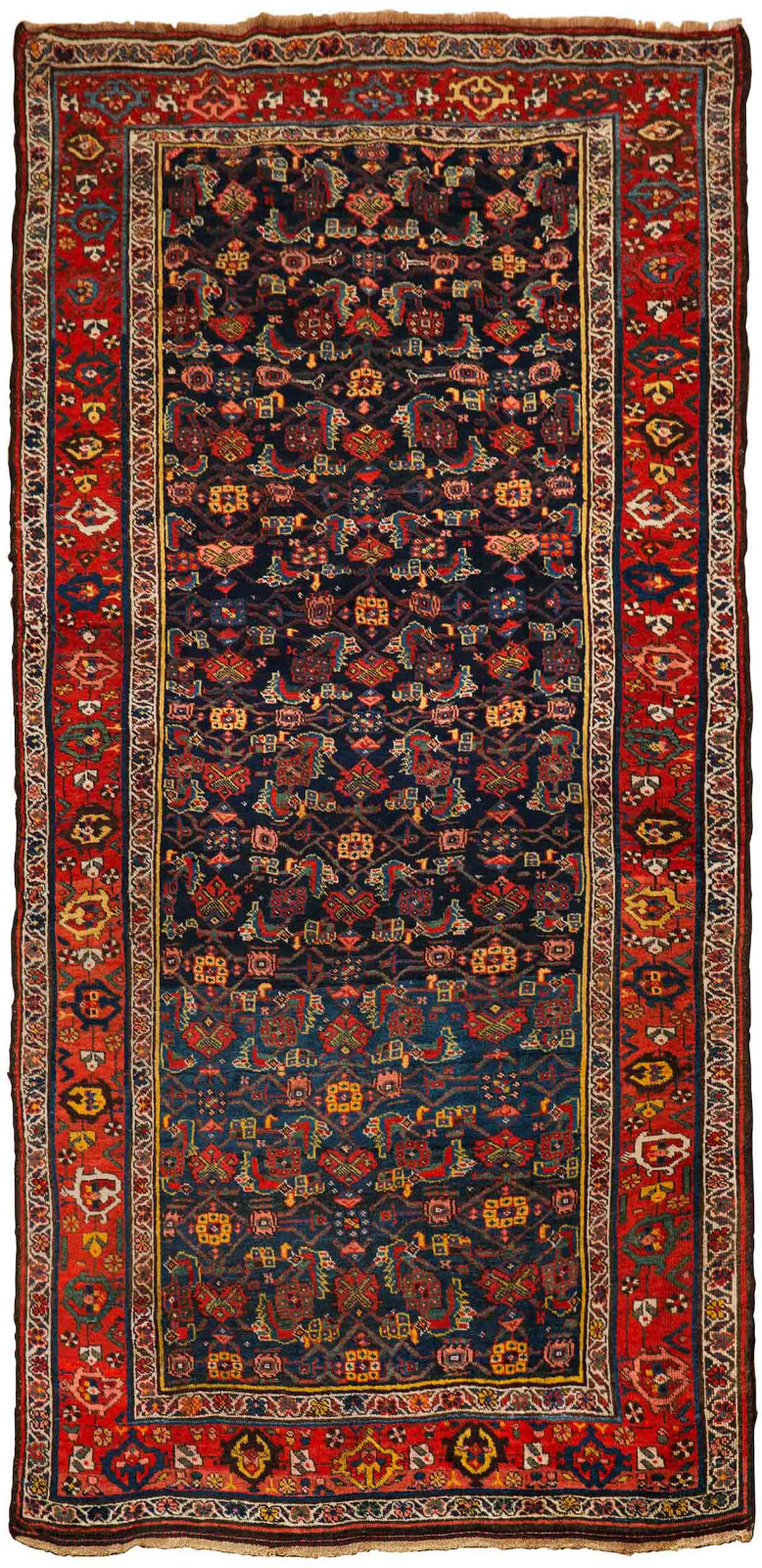 Persian Antique Bidjar Bijar Runner Rug Carpet circa 1920 | 9.25’ x 4.5' gallery