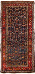 Persian Antique Bidjar Bijar Runner Rug Carpet circa 1920 | 9.25’ x 4.5′
