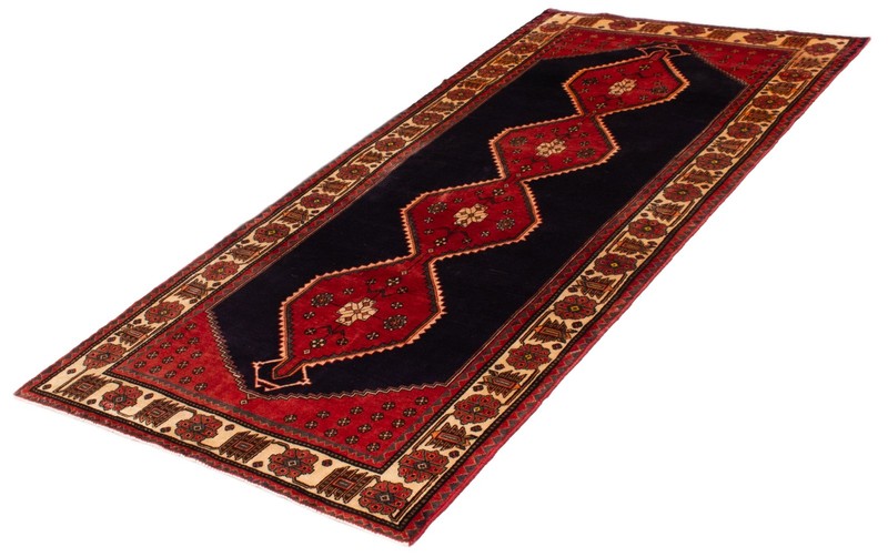 Traditional Vintage Hand-Knotted Area Rug 5'0" x 10'2" Oriental Wool Carpet gallery