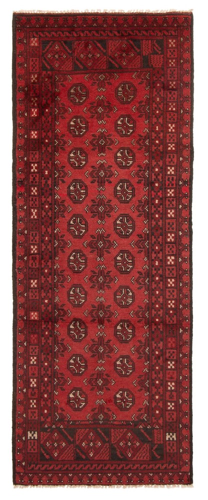 2'6" x 6'8" Vintage Hand-knotted Runner Rug Traditional Oriental Wool Carpet