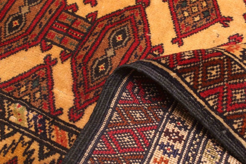 Traditional Vintage Hand-Knotted Area Rug 3'1" x 4'9" Oriental Wool Carpet gallery