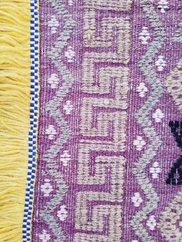 Vintage Traditional Handmade Moroccan Berber Wool Kilim Runner 6.4x2 ft gallery