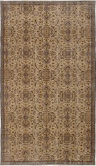Vintage Traditional Hand-Knotted Area Rug 4’4″ x 7’8″ Oriental Wool Carpet