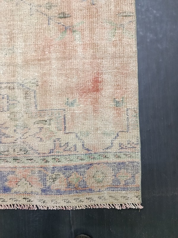 Red Antique Oriental Handmade Runner, 2.6x9ft, Red Faded Entryway Runner Rug gallery