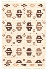 Vintage 6’8″ x 9’10” Traditional Wool Hand Woven Oriental Area Rug