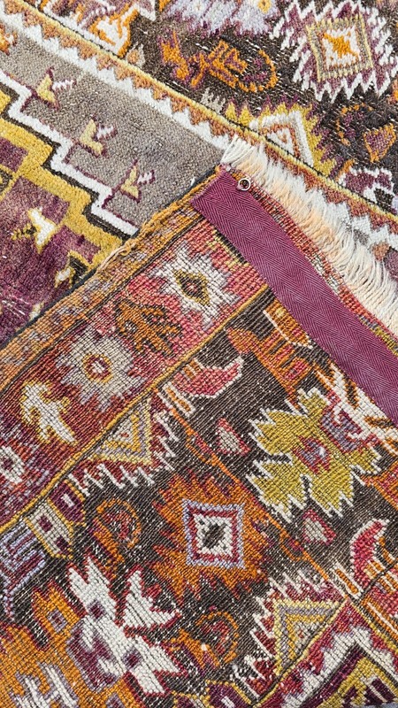 Antique rug, kilim rug 3x5, Geometric rug, wool rug,Greek carpet, Anatolian Rug gallery