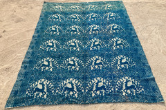 Vintage Handmade Beautiful Multicolor Kilim Rug Carpet 228×164 cm