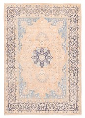 Vintage Copper Traditional 6’8″ x 9’6″ Hand-Knotted Oriental Wool Area Rug