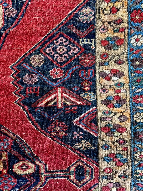 True Antique Kurdish Rug Circa 1880-1900 4x7 Vivid All Natural Dyes 100% Wool gallery