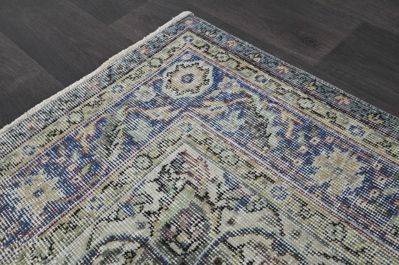 Oushak Turkish Vintage Rug 5x9 Kilim Rug Anatolian Handmade Boho Decor BURGUNDY gallery