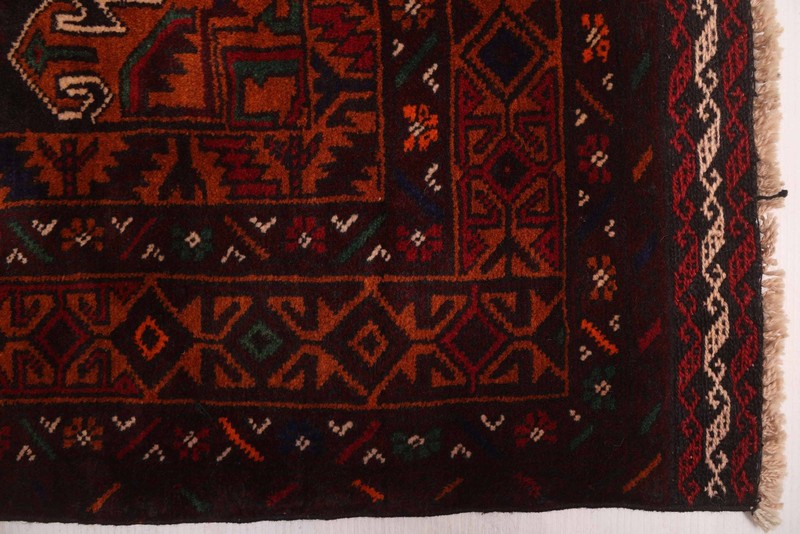 Vintage Traditional Hand-Knotted Area Rug 4'3" x 6'9" Oriental Wool Carpet gallery
