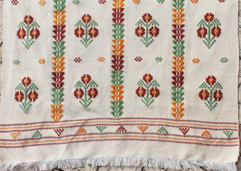Turkish Kilim Rug 24''x37'' Hand Woven Konya Cicim Kilim 63x96cm gallery