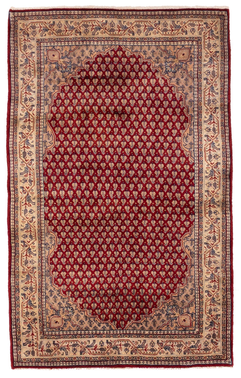 3'5" x 5'5" Vintage Hand Knotted Area Rug Traditional Oriental Wool Carpet gallery