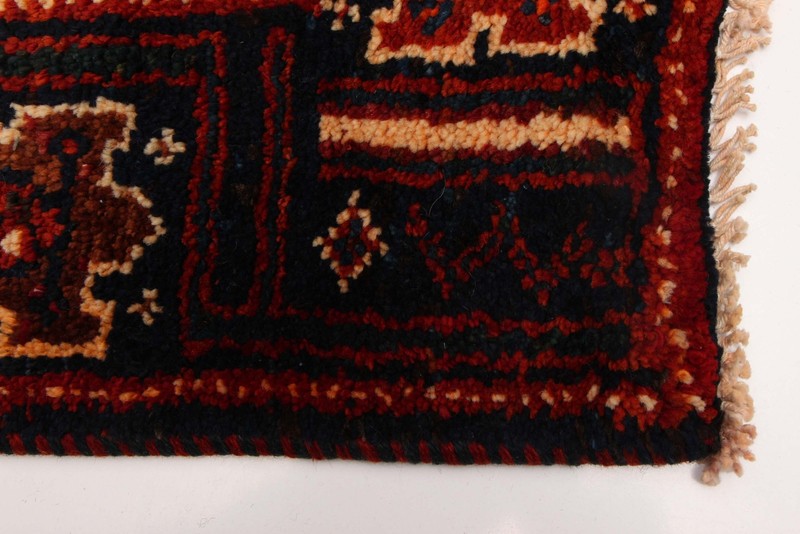4'1" x 10'0" Vintage Hand-knotted Runner Rug Traditional Oriental Wool Carpet gallery