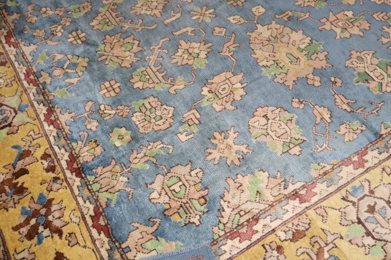 Antique Gorgeous Turkish Oushak Ushak Rug Size 11'2''x16'1'' gallery