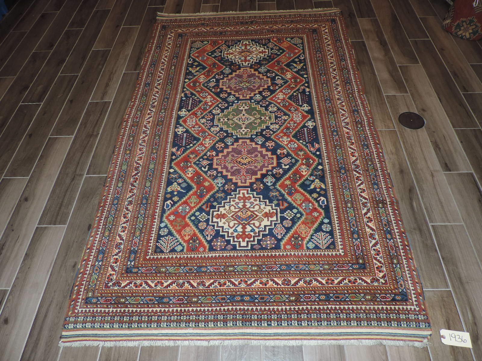 5x8ft. Handmade Caucasian Shirwan Wool Rug gallery