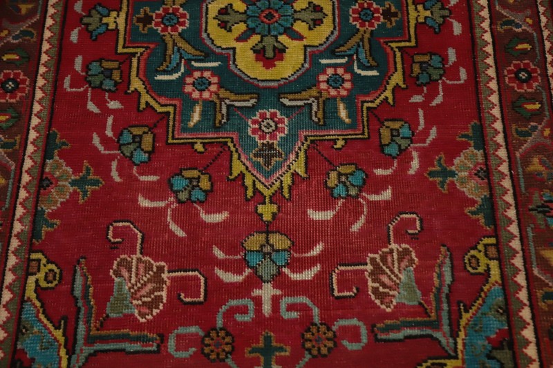 Handmade Wool 13 ft Runner Rug Traditional Hallway Carpet 3x13 gallery