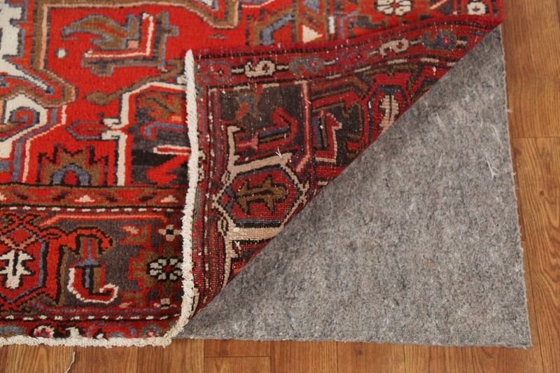 Traditional Red Area Rug 7x10 Ft Hand-Knotted Oriental Wool Carpet Medallion Rug gallery