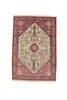 Hexagon Medallion Geometric Oriental 4' 3" x 6' 5" Pink Hand Knotted Area Rug gallery