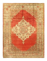 Rust Original Antique Turkish Oushak 9’6” X 12’6”