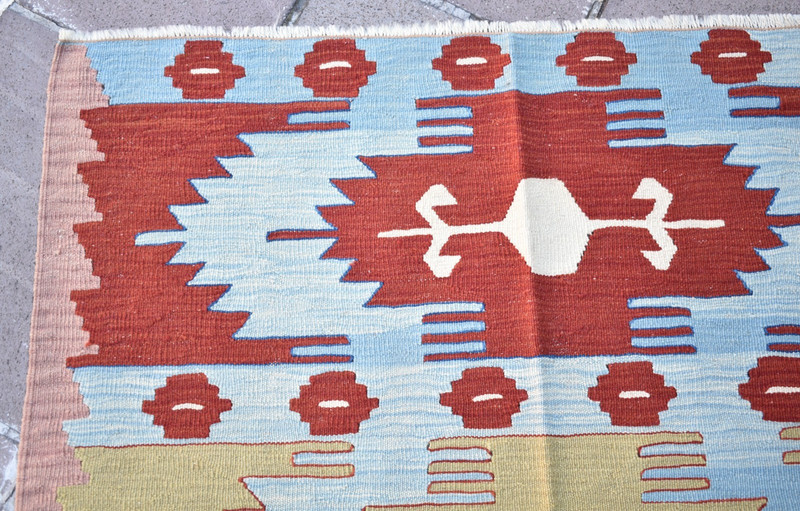 Turkish Rug 43'' x 65'' Vintage Oushak Rug Natural Color Wool Rug Home Decor Rug gallery