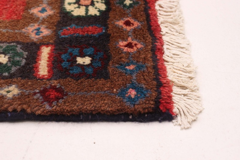 4'0" x 9'6" Vintage Hand-knotted Runner Rug Traditional Oriental Wool Carpet gallery