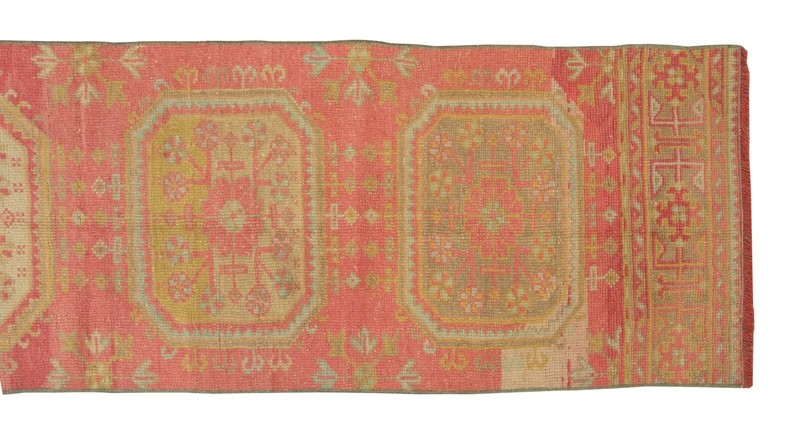 2'2 X 10'6 feet Runner Rug,Turkish Runner,Vintage Runner,Oushak Rug,Floor Rug gallery