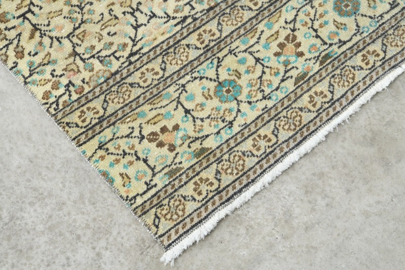 Oushak Runner Rugs Turkish Hand-Knotted Hallway Carpet Vintage Rug 2x10 ft 1186 gallery