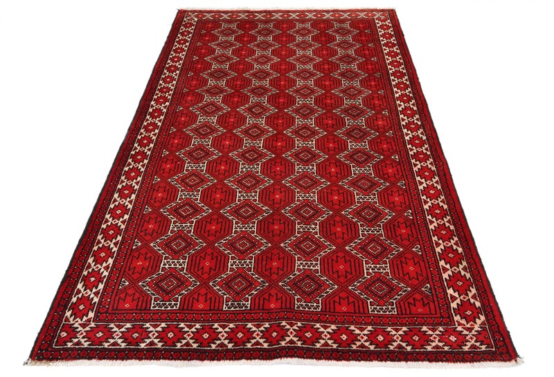 Handmade Antique Tribal Rug Allover Design Oriental Home Decor Carpet 4X6'5 ft gallery