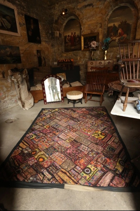 Gorgeous Mid 20th century Indian Banjara Rug/hanging gallery