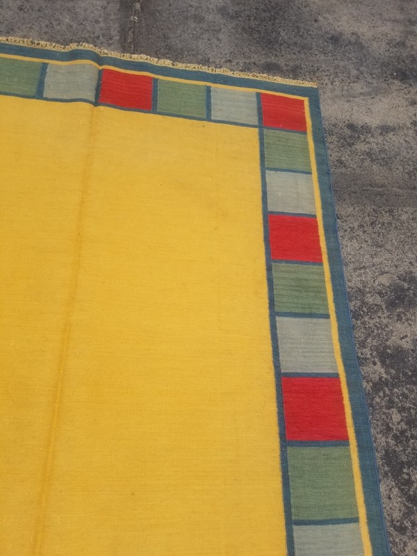 Vintage Traditional Handmade Beautiful Gabbeh Kilim Floor Rug Carpet 230x161 cm gallery