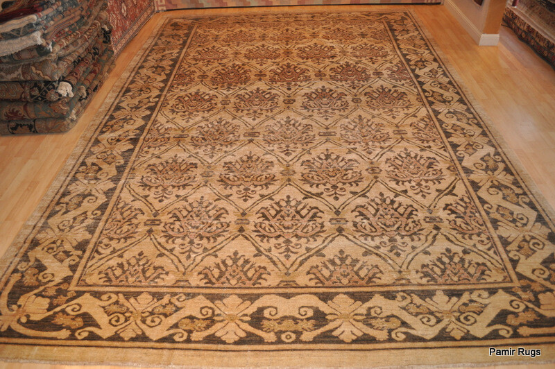 12' x 16'6" Top Quality Handmade vegetable dye, wool, natural dye PALACE SIZE gallery