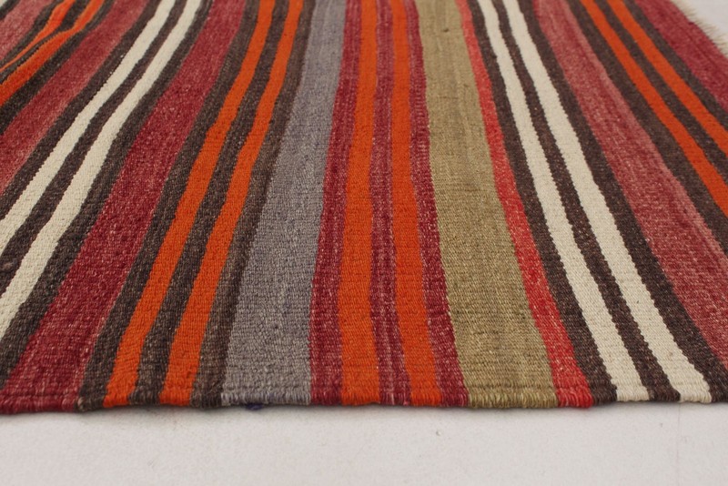 Vintage Hand Woven Area Rug 4'8" x 11'1" Traditional Wool Oriental Carpet gallery