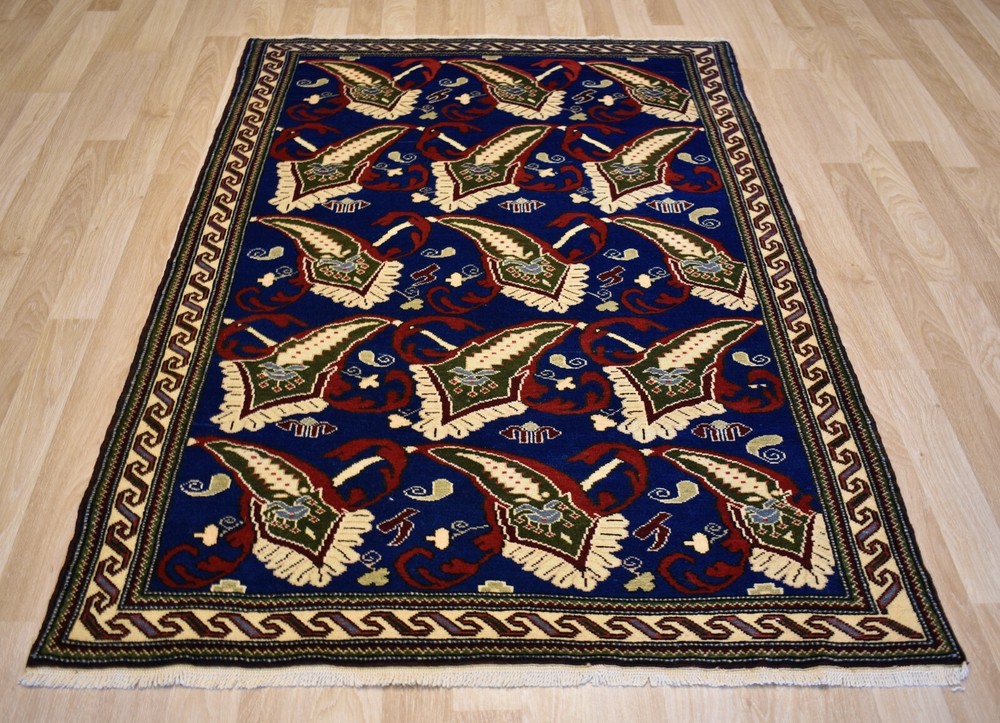 Antique Never Used Caucasian Kazak Handmade Dowry Rug 5ftx 7ft Free Shipping