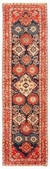 Vintage Hand-knotted Runner Rug 2’6″ x 9’5″ Traditional Oriental Wool Carpet