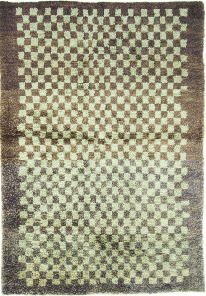 Vintage Turkish Tulu Area Rug Carpet, 4'3 X 6'7 E22502