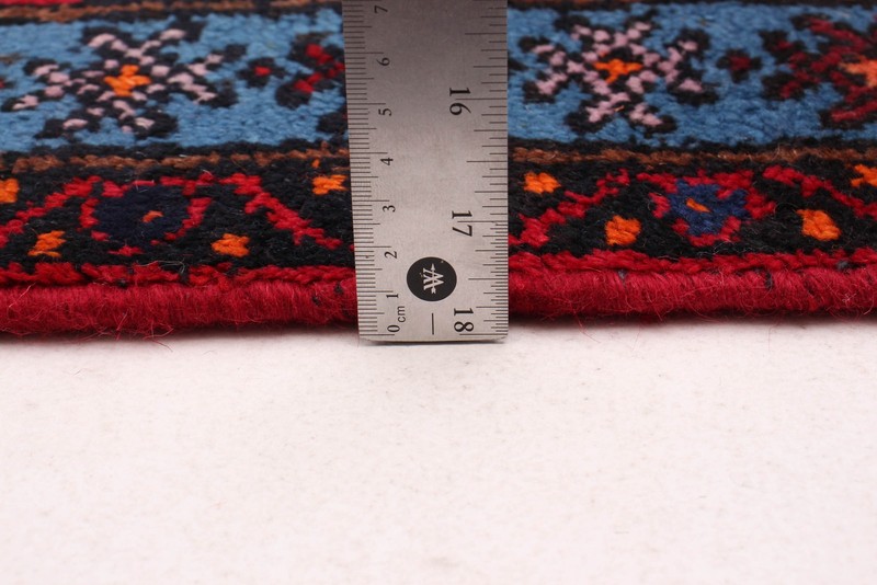 Vintage 3'10" x 6'2" Traditional Hand Knotted Vegetable Dye Wool Area Rug gallery