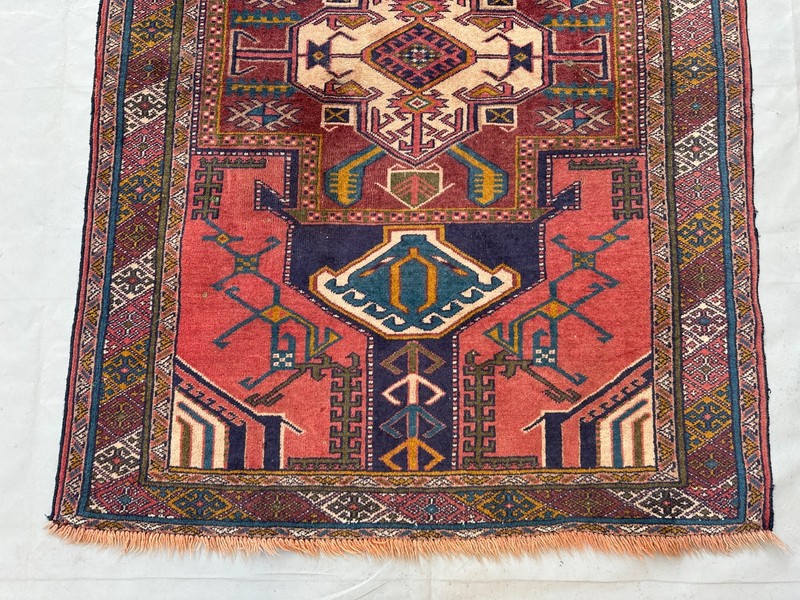 COLLECTORS' ITEM Stunning Natural Vegetable Dye Super Fine Quality Kazak Carpet gallery