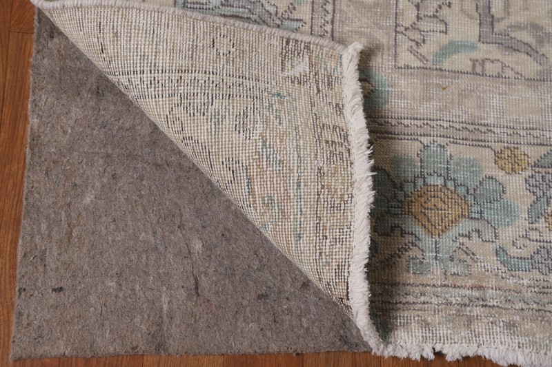 Handmade Gray Wool Carpet Traditional Distressed Area Rug 10x12 Ft Oriental Rug gallery