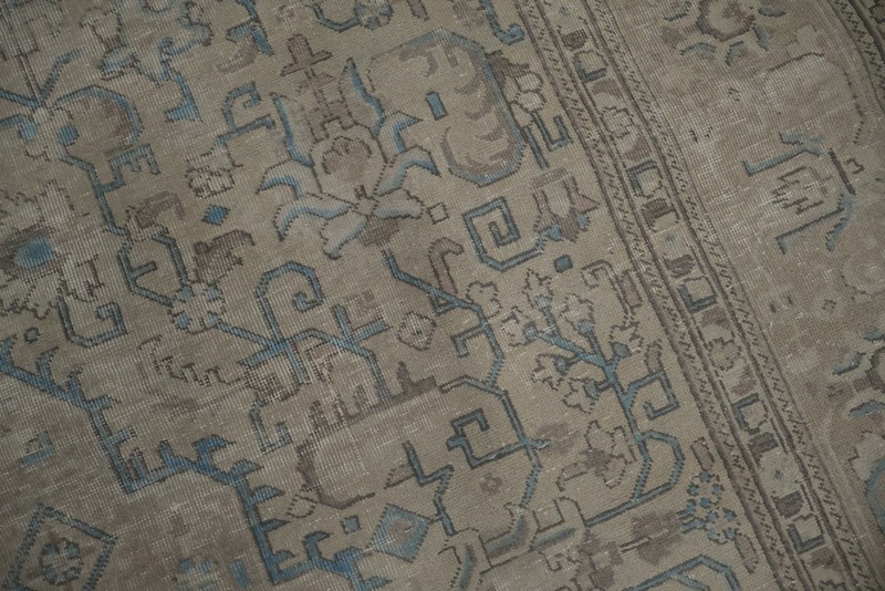 Vintage Distressed Beige Rug Adding Timeless Sophistication to Interiors 8x11 gallery