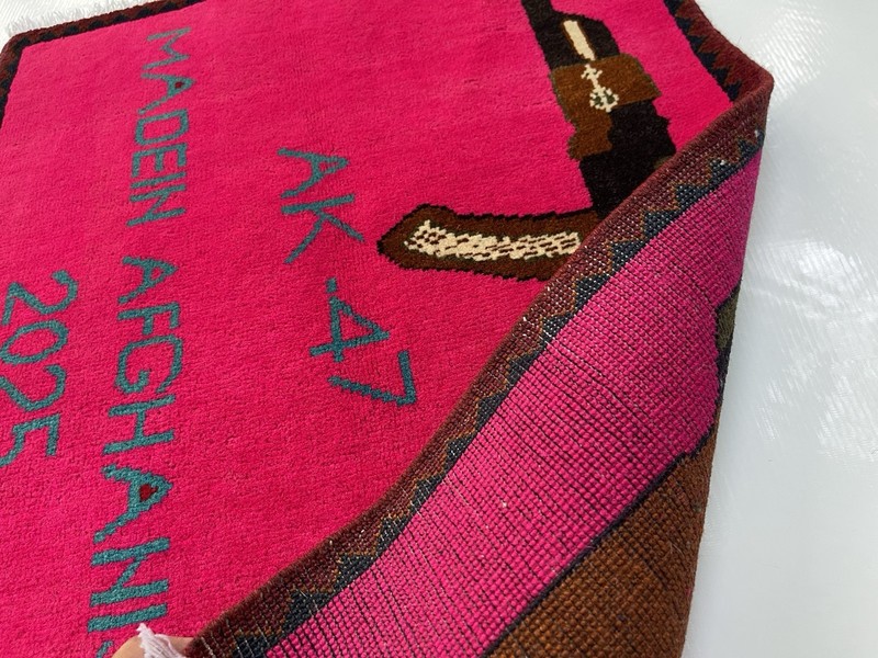 #536. War rug Afghan War Rug Wool Rug Beautifully Made Small War Rug 80x59 cm gallery