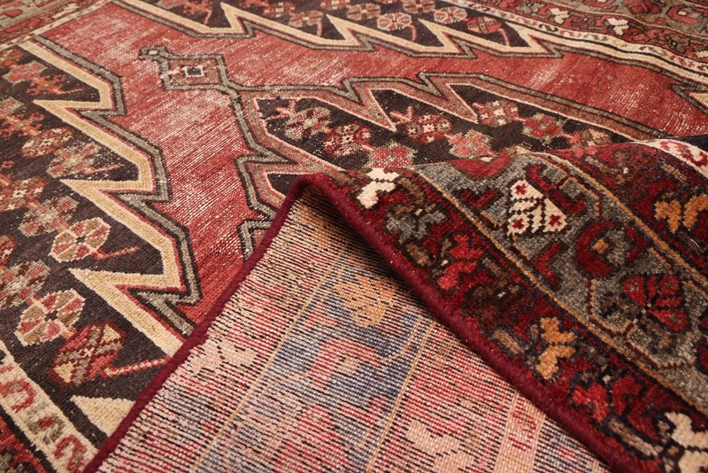 Vintage Hand-Knotted Carpet 4'2" x 6'2" Traditional Oriental Wool Area Rug gallery