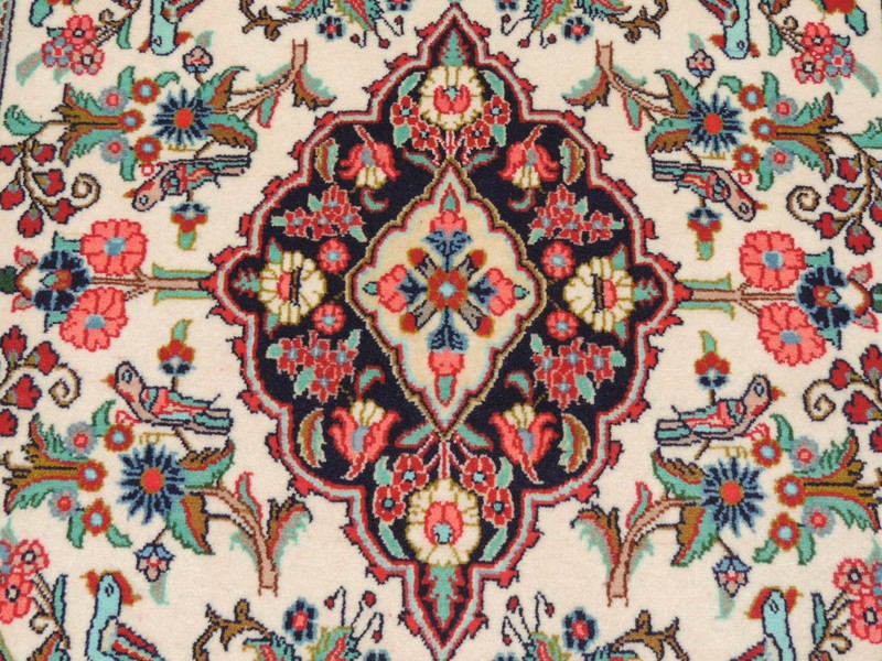 4x7ft. Handmade Borchalou Sarouk Wool Rug gallery
